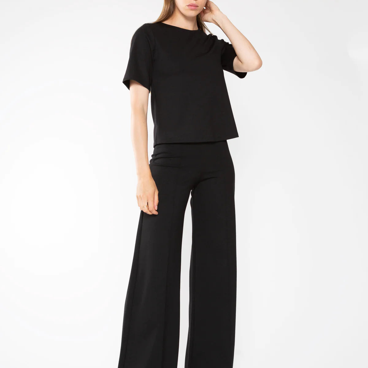 Ponte Knit Shorts Black - Ripley Rader