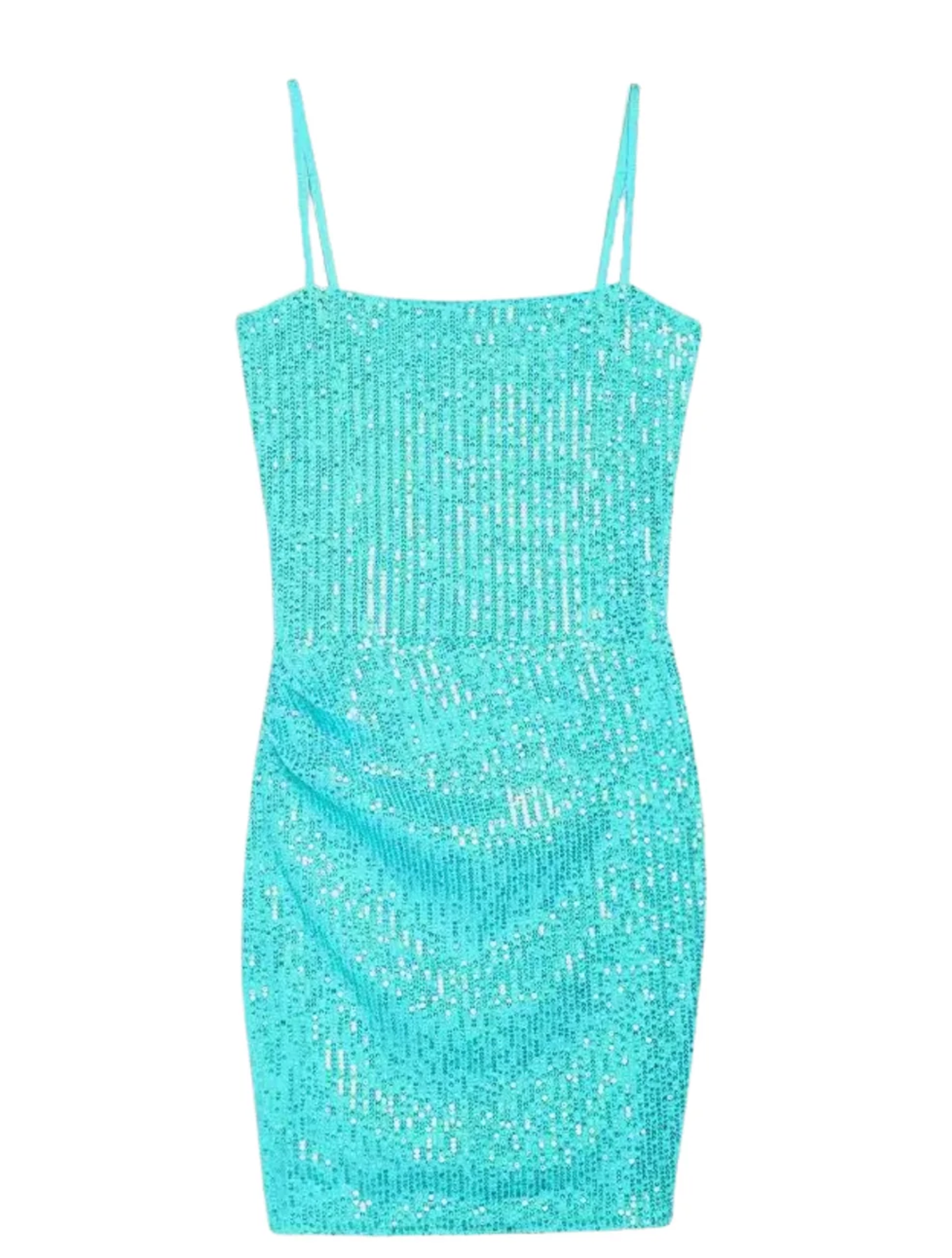 KatieJNYC Tween Maddy Turquoise Sequin Dress S KatieJNYC Tween Maddy Turquoise Sequin Dress S